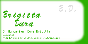 brigitta dura business card